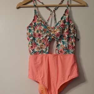 Sexy Floral One-piece Swimsuit